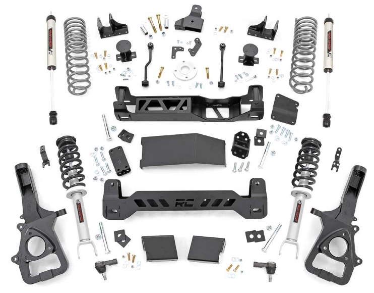 Rough Country 6" Coilover Lift Kit V2 shocks 19-up Ram 1500 4WD